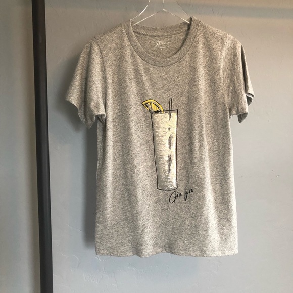 j crew gin fizz t shirt